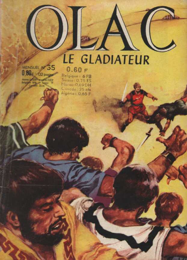 Scan de la Couverture Olac Le Gladiateur n 35
